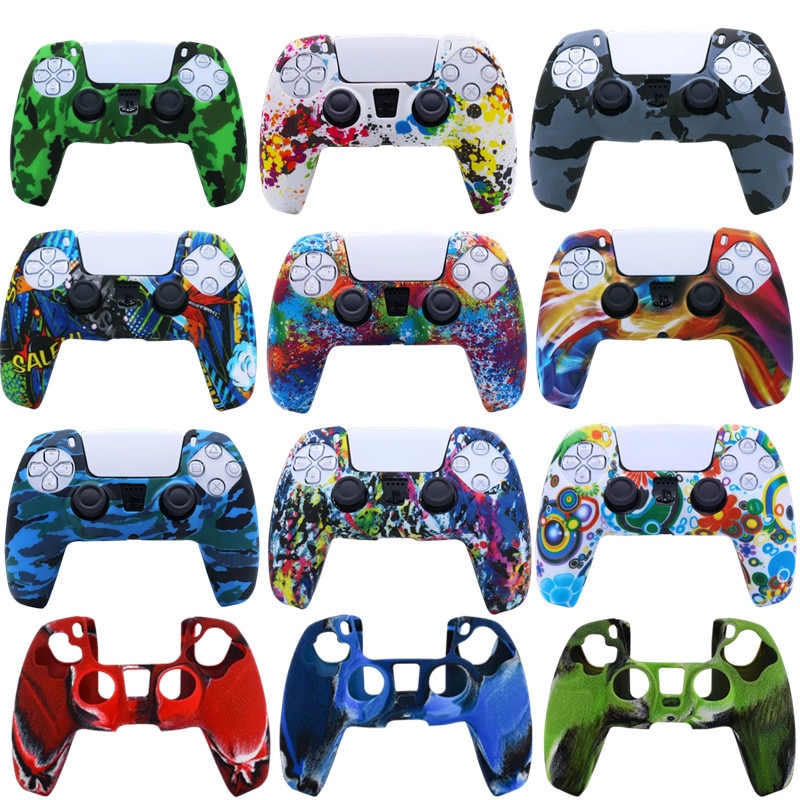Soft Silicone Gel Rubber Cover Case For Playstation 5 PS5 Controller Protection Skin Anti-slip For Sony PS 5 Gamepad case Soft Silicone Gel Rubber Cover Case For Playstation 5 PS5 Controller Protection Skin Anti-slip For Sony PS 5 Gamepad case