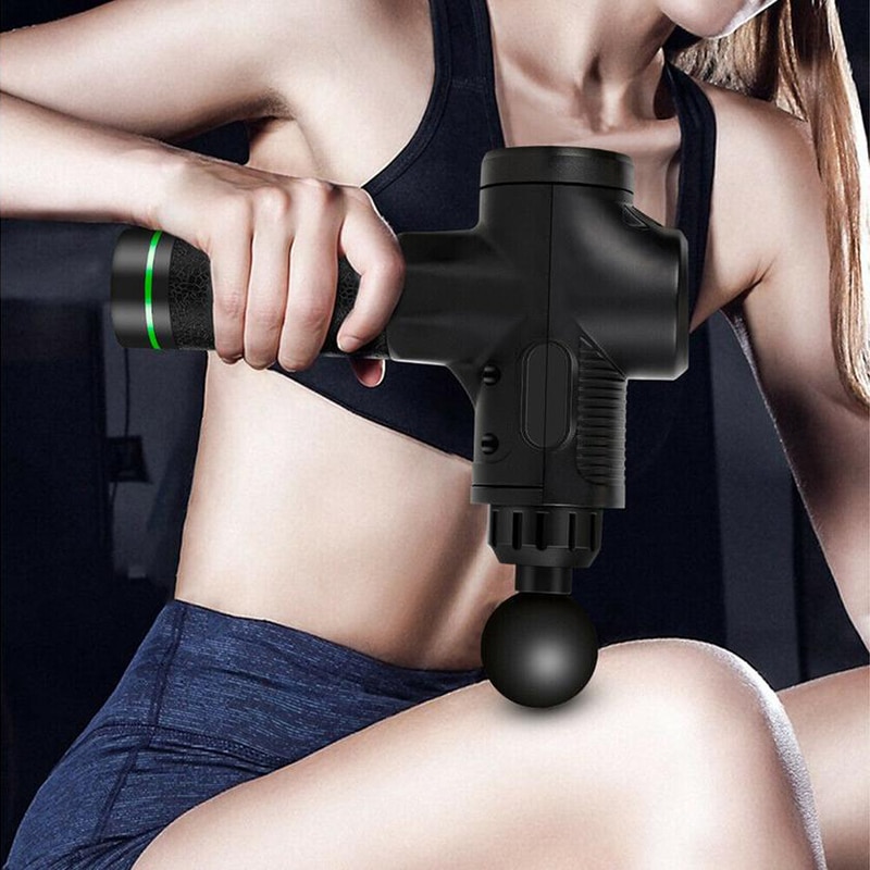 LCD Display Massage Gun Deep Muscle Massager Muscle Pain Body Neck Massage Exercising Relaxation Slimming Shaping Pain Relief LCD Display Massage Gun Deep Muscle Massager Muscle Pain Body Neck Massage Exercising Relaxation Slimming Shaping Pain Relief